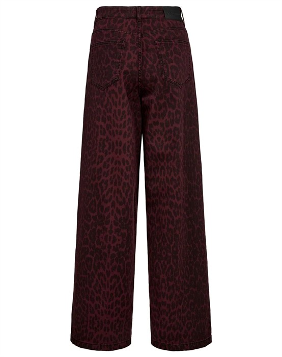 Leo CC Wide Bukser - Winered